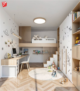 Children Room Scenes Skp FIles 